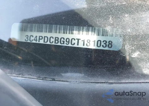 2012 Dodge Journey Sxt из США, поврежденный, VIN 3C4PDCBG9CT181038